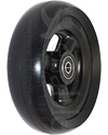 5 x 1.5 in. Shox® Hollow Spoke Wheelchair Caster Wheel - angled view off black tire shown