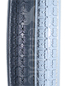 24 x 1 3/8 in. (37-540) Aero-Flex™ Urethane Wheelchair Street Tire - Tread pattern close-up shown