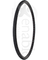 25 x 1 in. (20-559) Shox Urethane Wheelchair Tire - Herringbone Tread - Angled view shown