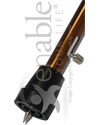 Mabis DMI Retractable Ice Tip Cane - Close-up view of the cane tip