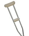 Mabis DMI Feel Good Crutch Accessory Kit - installed