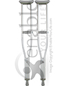 Invacare ProBasics® Deluxe Aluminum Lightweight Crutches - pr
