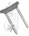 Invacare ProBasics® Deluxe Aluminum Lightweight Crutches - Up close view of the underarm pad