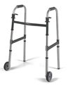 Invacare Dual-Release Walker with 5 in. Fixed Wheels