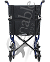 ProBasics® Lightweight Aluminum Transport Wheelchair - Back view shown