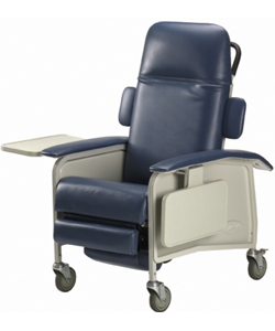 Invacare® 3-Position Clinical Recliner - Shown in blueridge
