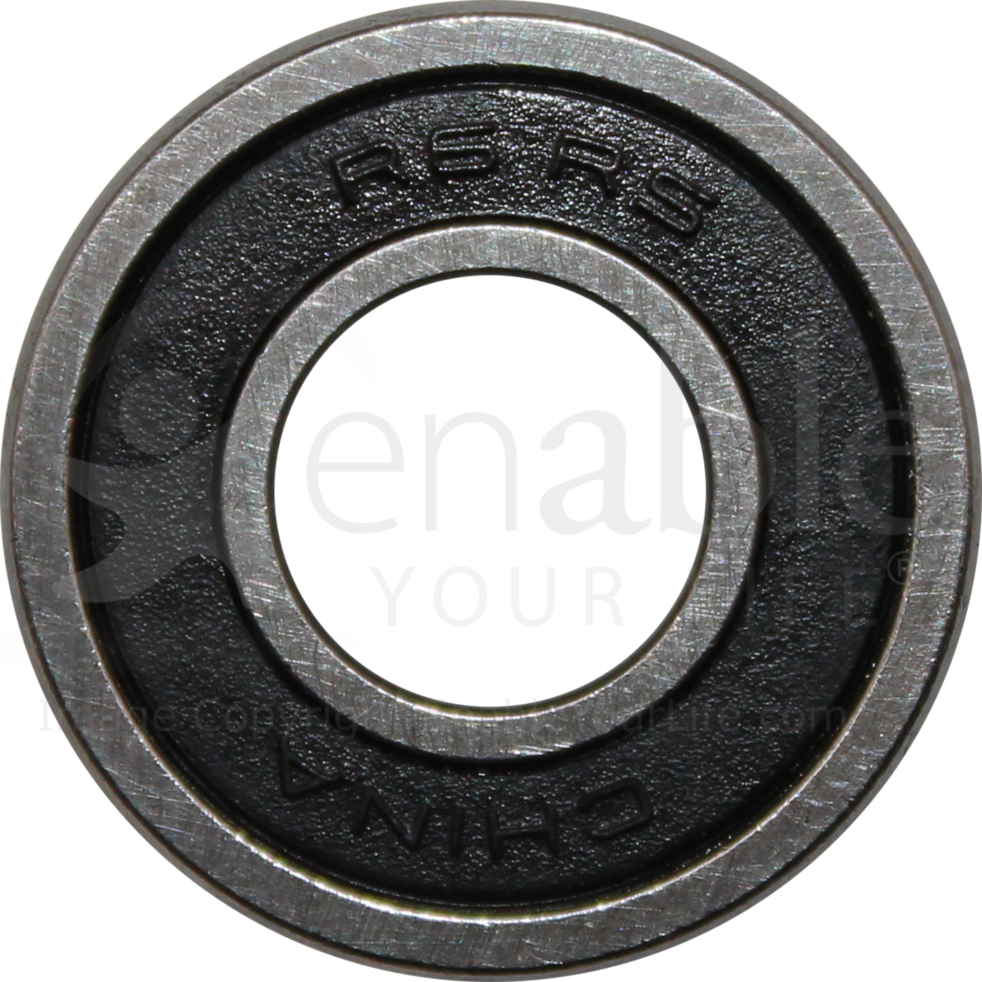 3/8 x 7/8 in. R6RS Precision Wheelchair or Scooter Bearing - Front view shown