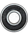 12 mm x 32 mm 6201RS Precision Wheelchair or Scooter Bearing - Front view shown