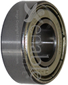 3/8 x 7/8 in. 1604ZZ Precision Bearing - Angled view shown3/8 x 7/8 in. 1604ZZ Precision Wheelchair or Scooter Bearing - Angled view shown