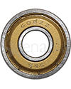 8 x 22 mm 608RS Ceramic Precision Wheelchair or Scooter Bearing - Side with metal shield shown