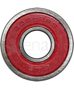 8 x 22 mm 608RS Ceramic Precision Wheelchair or Scooter Bearing - Side with rubber shield shown
