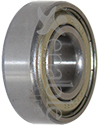 15 mm x 35 mm 6202ZZ Precision Wheelchair or Scooter Bearing - Angled view shown