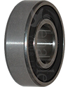 12 mm x 28 mm 6001Z Precision Wheelchair or Scooter Bearing - Angled view shown