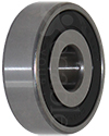 1/2 in. x 40 mm 6203-8 Precision Wheelchair or Scooter Bearing - Angled view shown