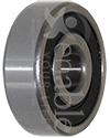 7/16 x 1 3/8 in. 1620RS Precision Wheelchair or Scooter Bearing - Angled view shown