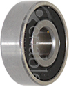 7/16 in. x 32 mm 6201RS Precision Wheelchair or Scooter Bearing - Angled view shown