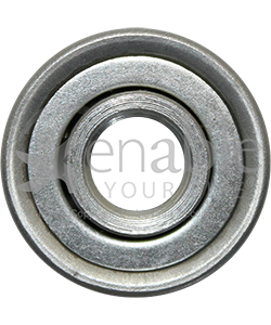 7/16 x 1 1/8 in. 716118 Flanged Wheelchair or Scooter Bearing - Front view shown