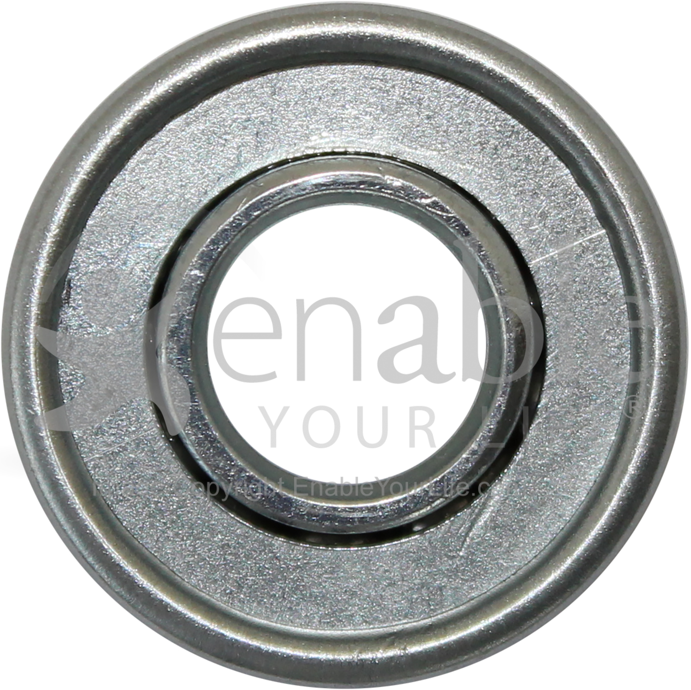 1/2 x 1 1/8 in. 12118 Flanged Wheelchair or Scooter Bearing - Front view shown