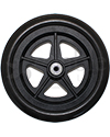 8 x 1 1/4 in. 5 Spoke Wheelchair Caster Wheel with 2 3/8 in. Hub - Front view shown