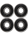 4 x 2 in. Two Piece Wheelchair Caster Rim with 2 1/2 in. Hub - included bearings shown