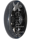 6 x 1 in. Eight Spoke Wheelchair Caster Wheel - Angled view shown