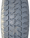 12 x 3.00-4 Primo Powertrax Wheelchair Tire - Tread pattern close-up