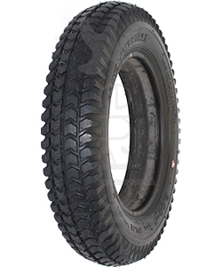 3.00-8 (14 x 3 in.) Primo Powertrax Foam Filled Wheelchair Tire in Black - Angled view shown