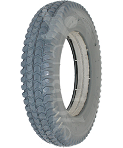 3.00-8 (14 x 3 in.) Primo Powertrax Heavy Duty Foam Filled Wheelchair Tire - Angled view shown