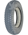 3.00-8 (14 x 3 in.) Primo Powertrax Heavy Duty Foam Filled Wheelchair Tire - F085C model with raised lip shown