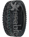 13 x 4.00-8 Primo Low Profile Pneumatic Scooter Tire - Angled View Shown