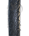 24 x 1 in. (25-540) Shox G2 Urethane Wheelchair Tire - Tread pattern close-up shown