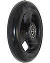 4 x 1 in. Primo Sentinel Soft Roll Hollow Spoke Wheelchair Caster - Angled view shown