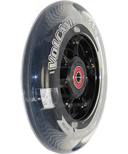 6 x 1 1/4 in. (145 mm) Volcanic Grande Ultimate W™ Light-Up Wheelchair Caster - Angled view shown