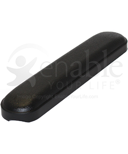 Wheelchair Armrest Pad / Desk Length in Urethane - Angled view shown