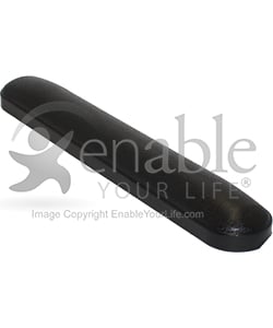 Wheelchair Armrest Pad / Full Length in Urethane - Angled view shown