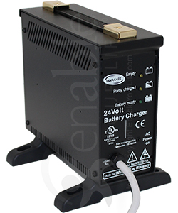 Invacare 8 Amp Offboard Wheelchair / Scooter Battery Charger - Front view shown