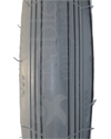 8 x 1 3/4 in. (200-44) Multi-Rib Wheelchair / Scooter Tire - Tread view shown