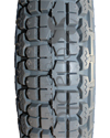 3.00-10 Cheng Shin Foam Filled Knobby Wheelchair Tire - Tread pattern close-up shown