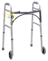 Drive Medical Light & Go Mobility Safety Light - shown mounted to a walker