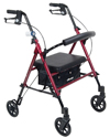 Drive Medical Light & Go Mobility Safety Light - Shown mounted to a rollator