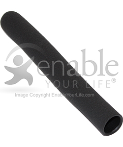 8 in. Foam Hand Grip for Invacare Wheelchairs - angled view shown with opening