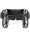 Invacare® Tracer IV® Heavy Duty Bariatric Wheelchair - Showing the heavy duty seat frame with double cross braces
