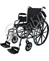Invacare® Tracer SX5® Deluxe Wheelchair - Angled view shown