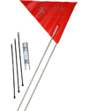 Collapsible Wheelchair or Scooter Safety Flag - Kit view