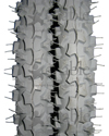 24 x 1.95 in. (50-507) Primo / CST Knobby Wheelchair Tire - Tread pattern close-up