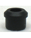 Black Rubber Bumper Plug - Fits E&J 7/8 in. Tube Foot Rests