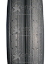24 x 1 1/4 in. (32-540) Aero-Flex™ Urethane Wheelchair Round Tire - Tread pattern close-up
