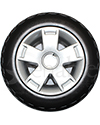 10.75 x 3.6 in. Primo Drive Wheel For The Pride Victory 10, Victory ES 10, & Victory Sport - Front view shown