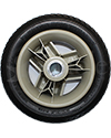 8 x 2.5 in. Primo Drive Wheel For The Go-Go LX with CTS Suspension - Back view shown