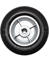 8 x 2.5 in. Drive Wheel For The Go-Go Elite Traveller, ES, and Ultra Scooter - Back view shown
